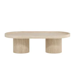 Salontafel met travertin-look - Lavis Krille
