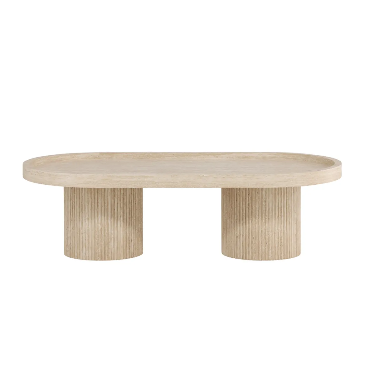 Salontafel met travertin-look - Lavis Krille