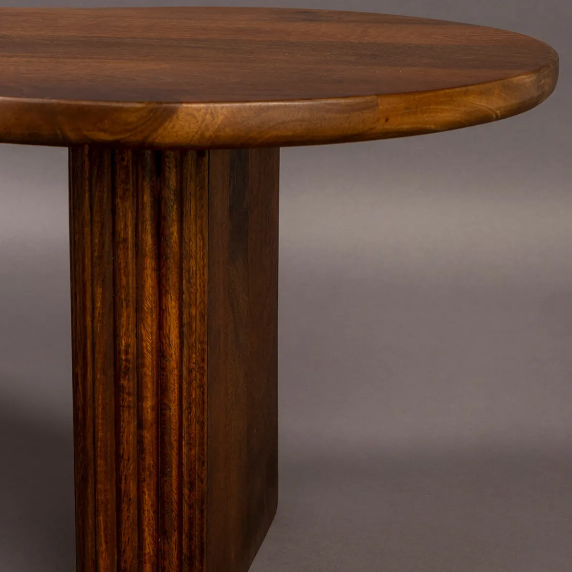 Salontafel organische vorm walnoot - Dutchbone Tilon