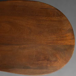 Salontafel organische vorm walnoot - Dutchbone Tilon
