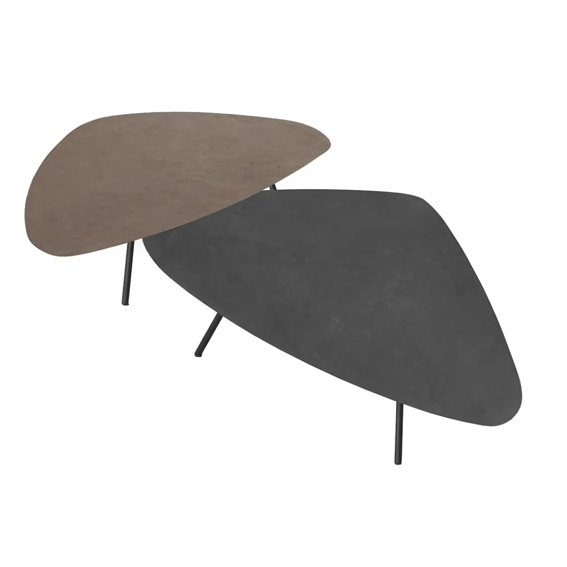 Salontafel set driehoekig mortex - DTP Home Scala Plectro
