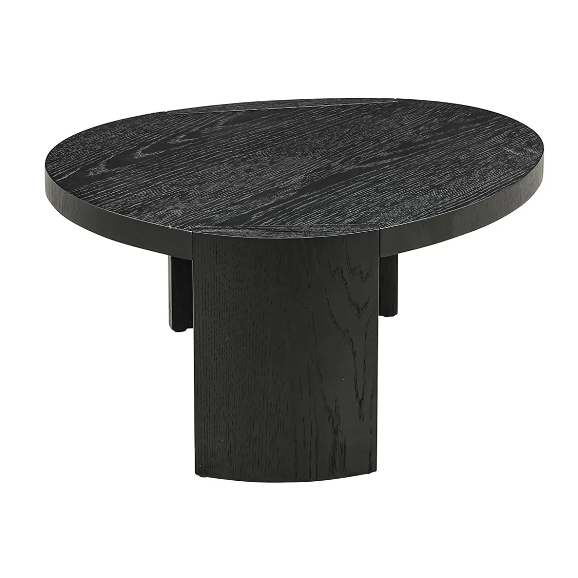 Salontafel set zwart hout organisch - Richmond Interiors Navarino