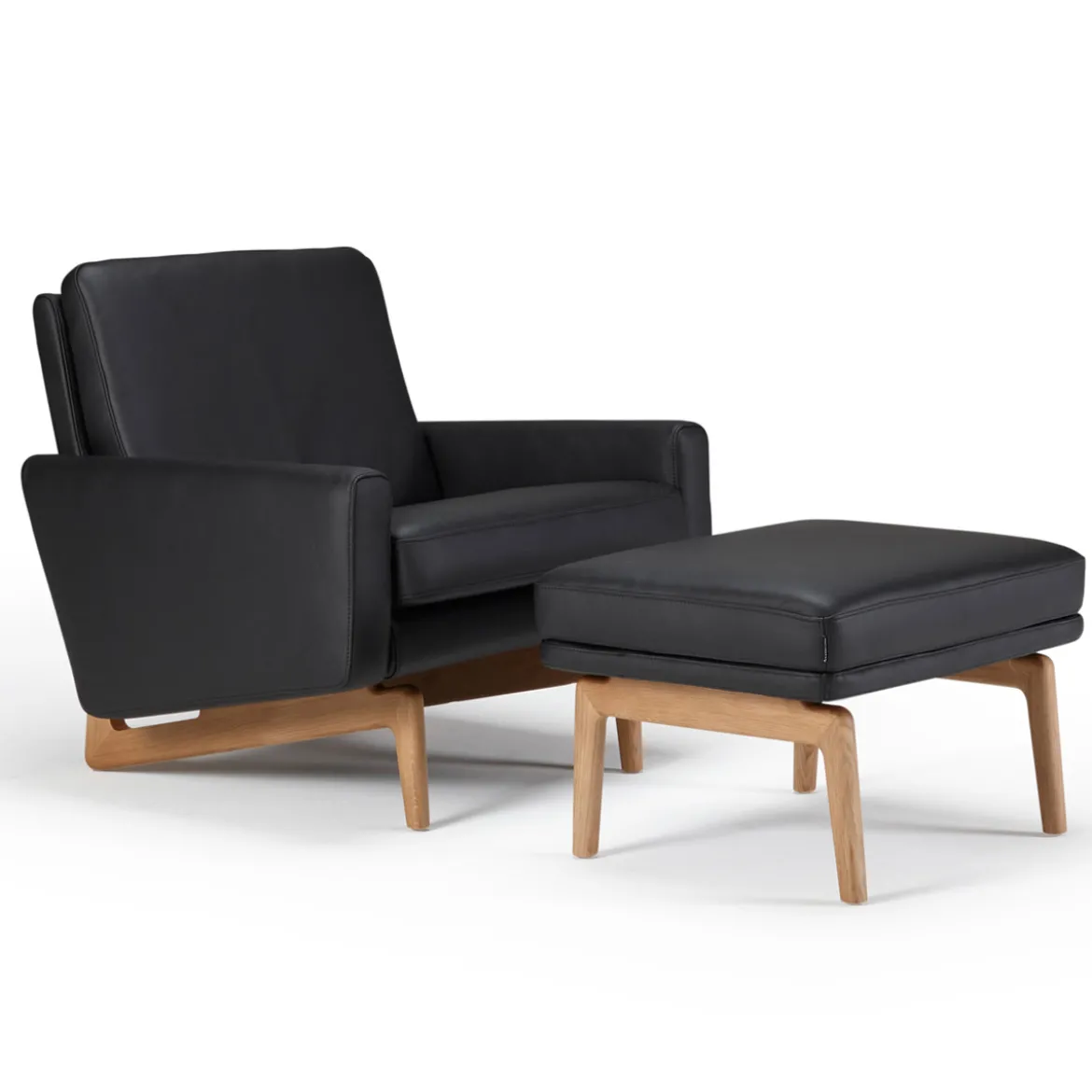 Scandinavische hocker met eiken - Lavis Egsmark