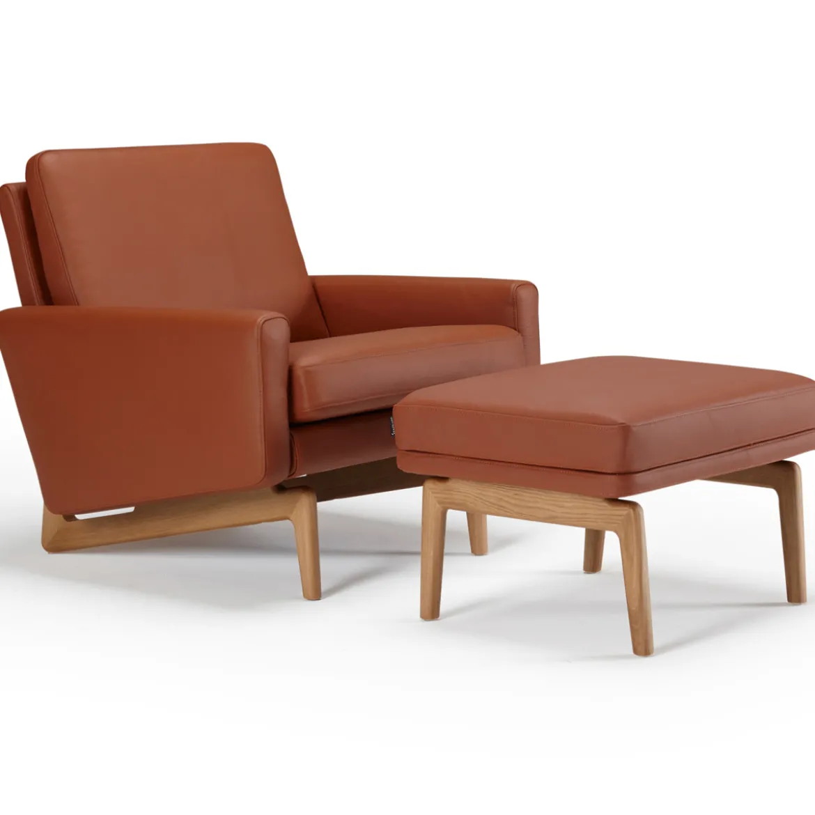 Scandinavische hocker met eiken - Lavis Egsmark