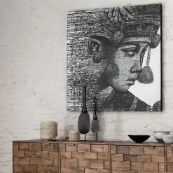 Schilderij Bali - Must Living Balinese Girl Komang