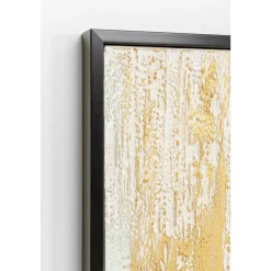 Schilderij goud wit - Kare Design Abstract White
