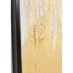 Schilderij goud wit - Kare Design Abstract White