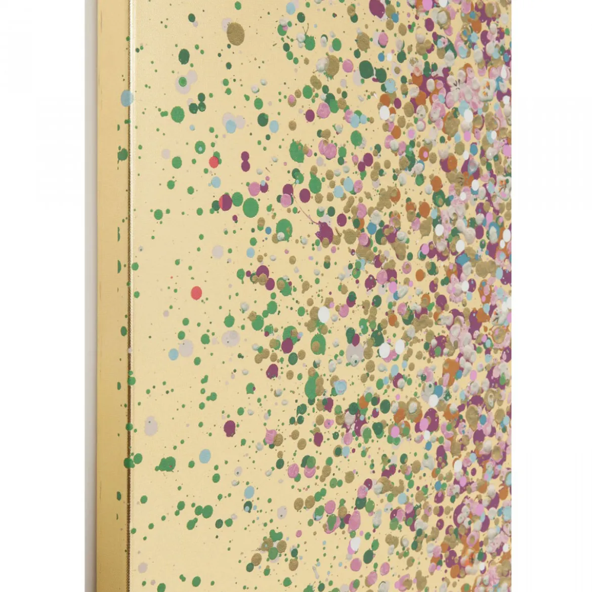 Schilderij - Kare Design Touched Flower Boat Gold Pink