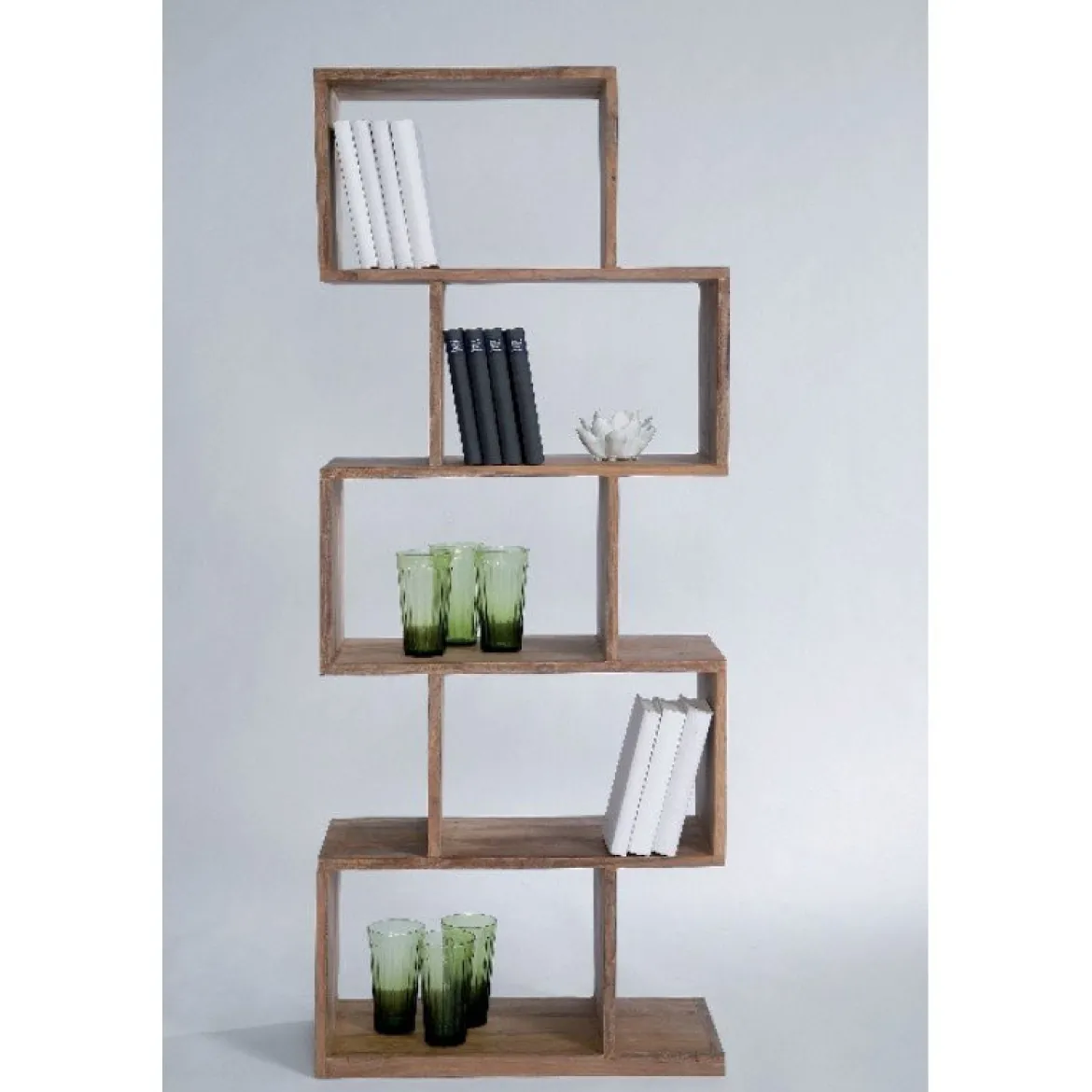 Sheeshamhout wandkast Zig Zag - Kare Design Authentico Zick Zack