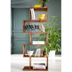 Sheeshamhout wandkast Zig Zag - Kare Design Authentico Zick Zack