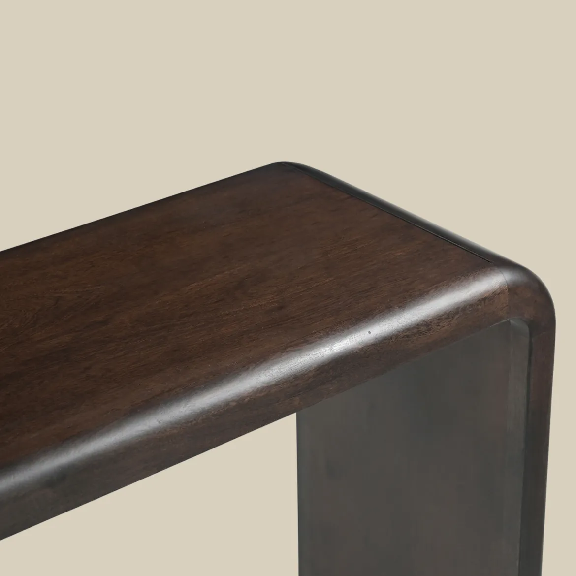 Sidetable gebogen hout - Bodio Ayan