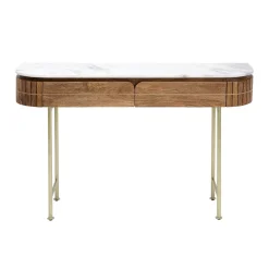 Sidetable mangohout en marmer - Kare Design Grace