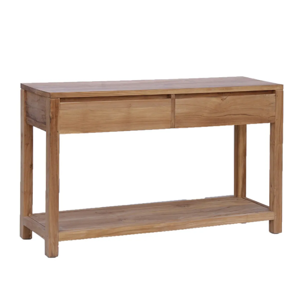 Sidetable teakhout met 2 lades - Tower Living Corona