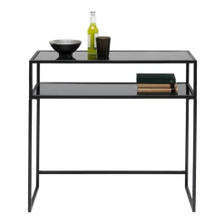 Sidetable van staal met glas - Kare Design Loft
