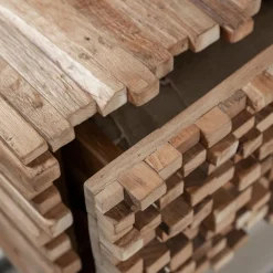Sidetable van stukjes teak - Must Living Sticks