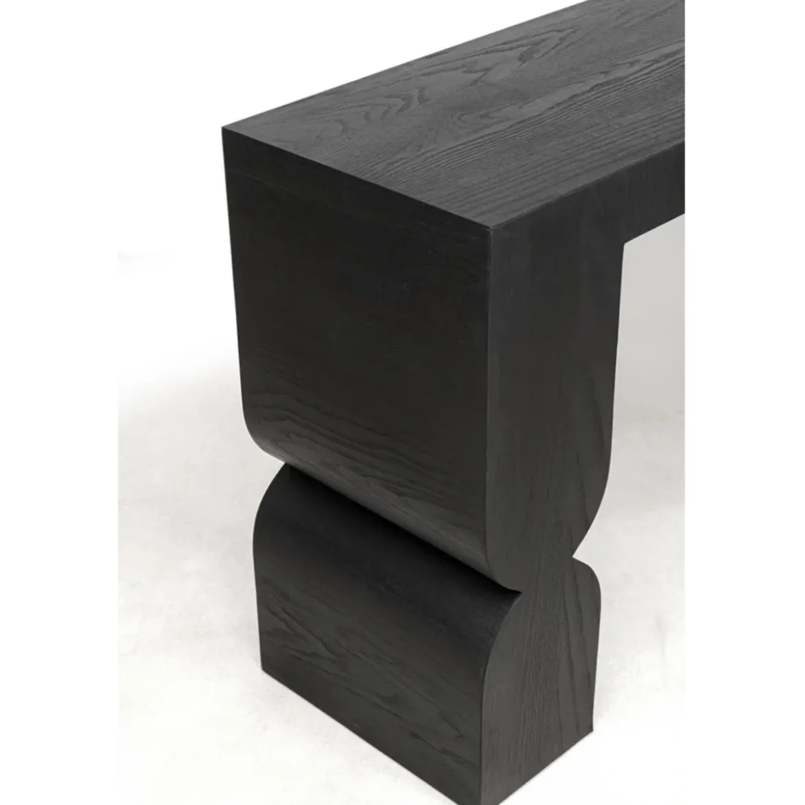 Sidetable zwart hout - Kare Design Curve Black