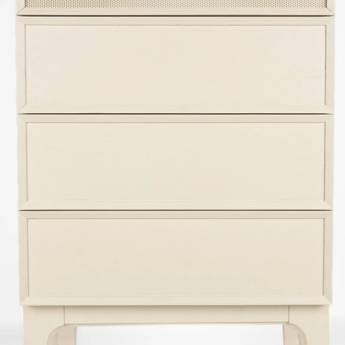 Smalle design wandkast beige - Zuiver June
