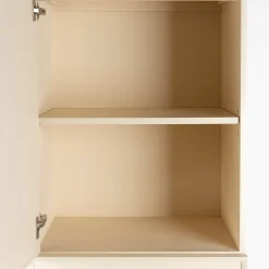 Smalle design wandkast beige - Zuiver June