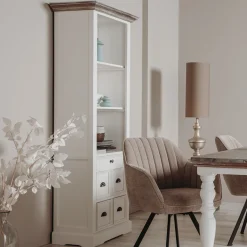 Smalle hoge kast landelijk - Tower Living Fleur