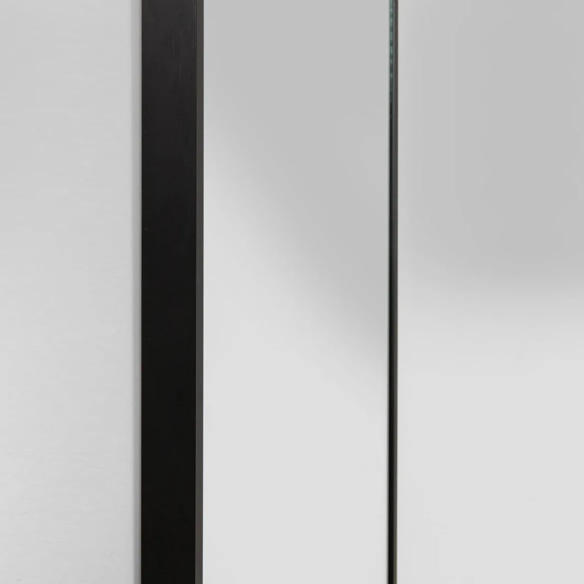 Smalle spiegel zwart 180x30 cm - Kare Design Bella