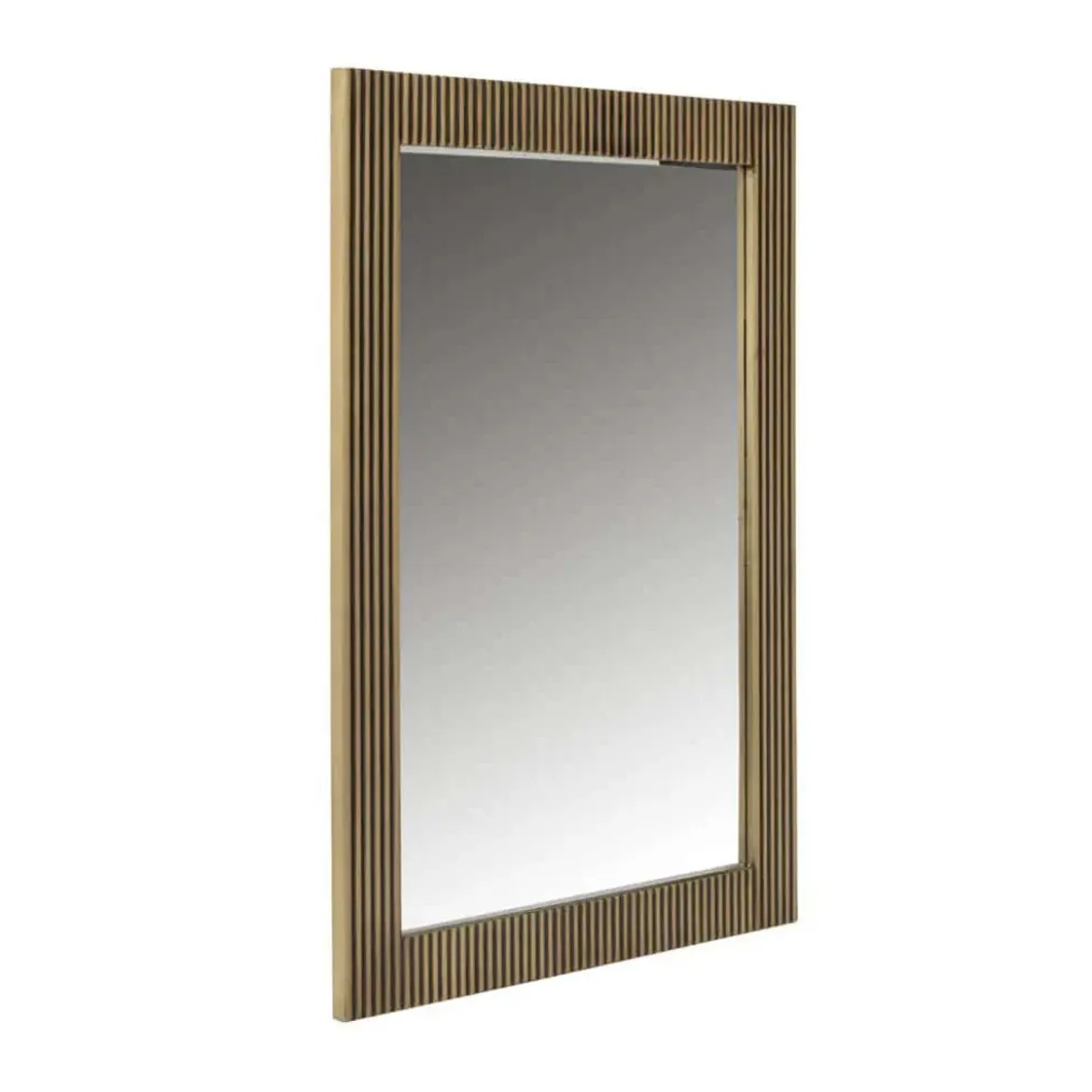 Spiegel messing met ribbels - Richmond Interiors Ironville