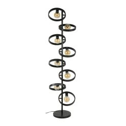 Staande lamp metalen ringen - Santa Hover