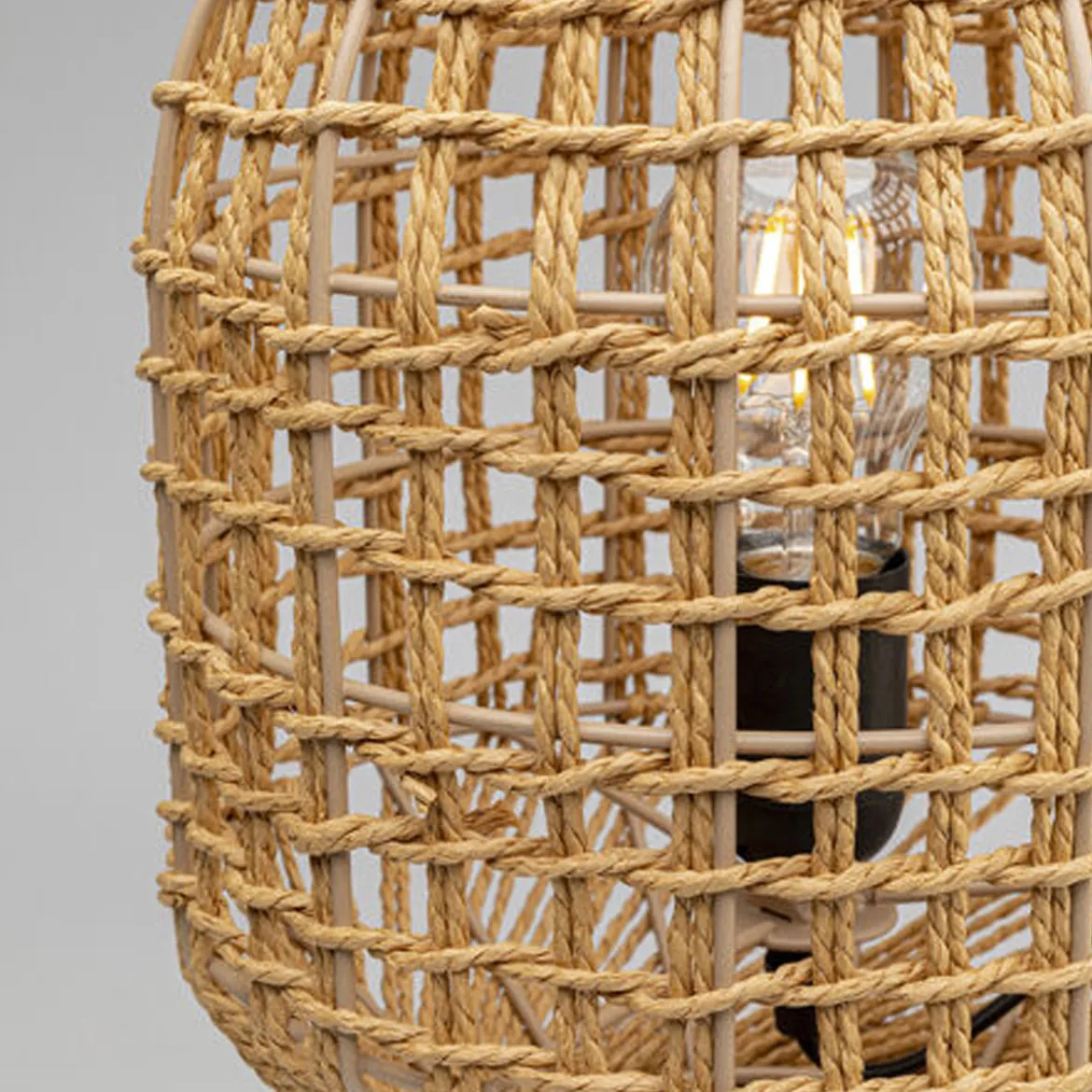 Staande lamp riet retro - Kare Design Aloha