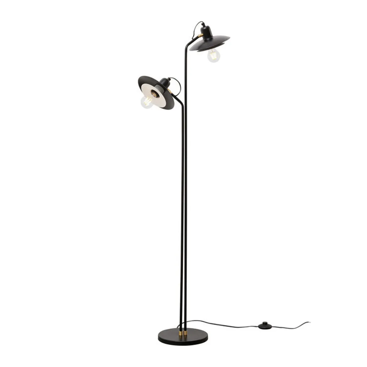 Staande leeslamp zwart retro design - Kare Design Speaker Duo