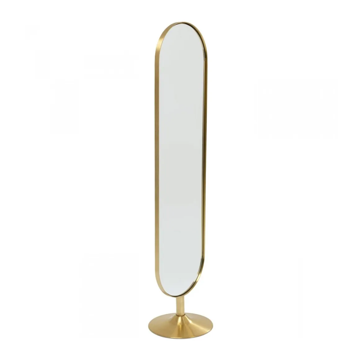 Staande spiegel messing - Kare Design Curve