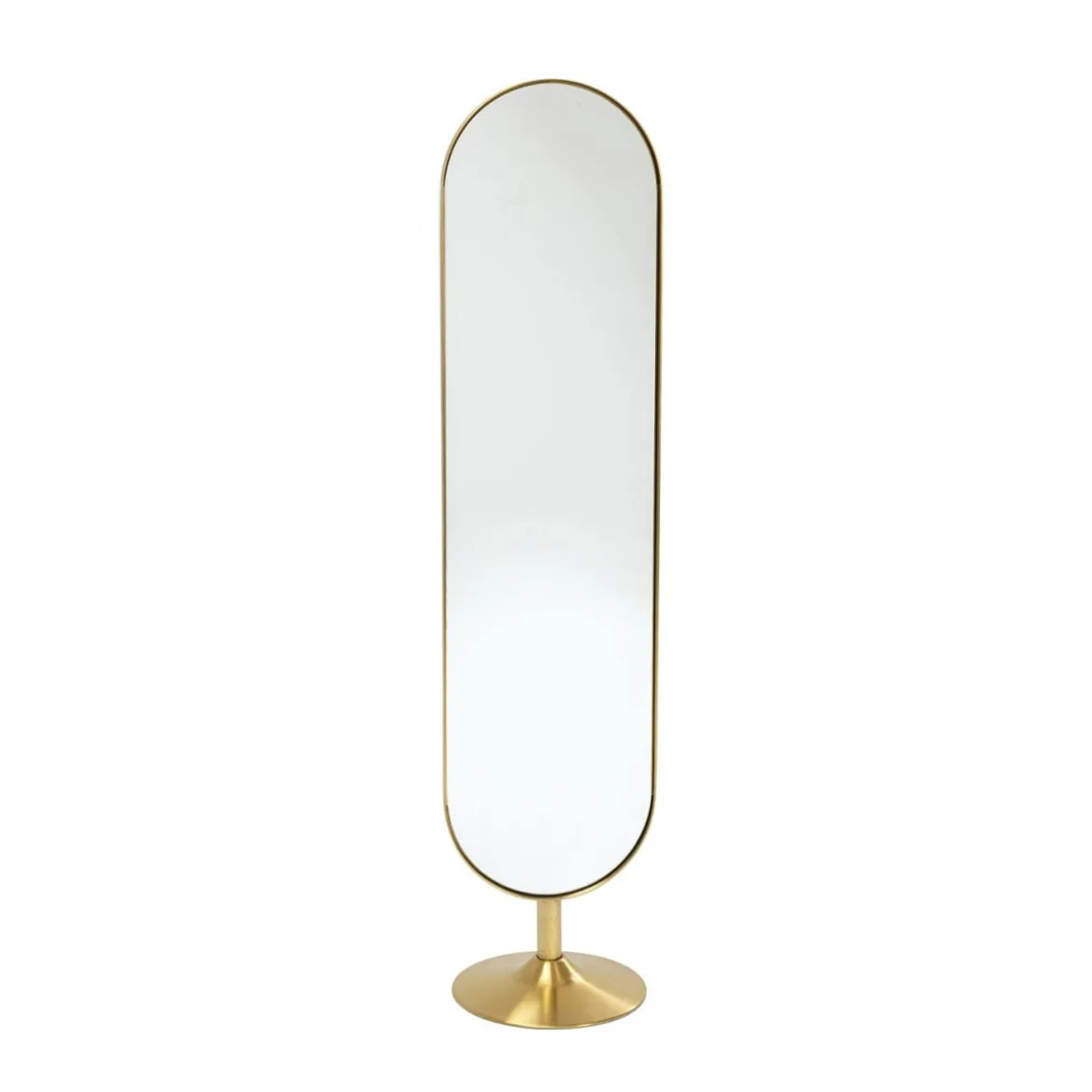 Staande spiegel messing - Kare Design Curve