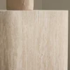 Stijlvolle bijzettafel beige - Lavis Klirou