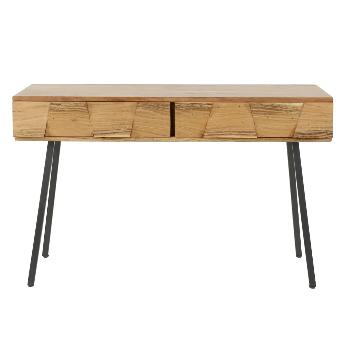 Stoer acaciahouten kaptafel - Giani Demn