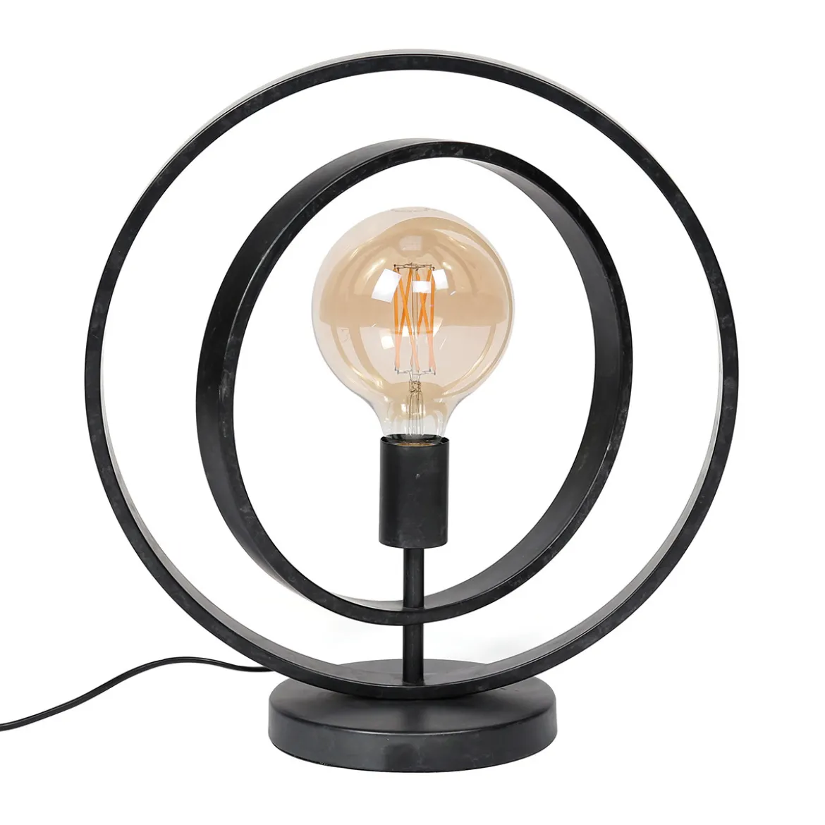 Stoere tafellamp met cirkels - Santa Turn Around
