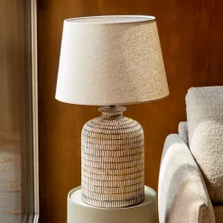 Tafellamp beige tinten - Dutchbone Russel