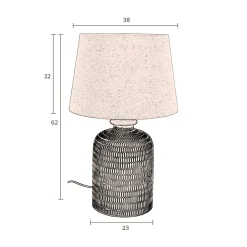 Tafellamp beige tinten - Dutchbone Russel