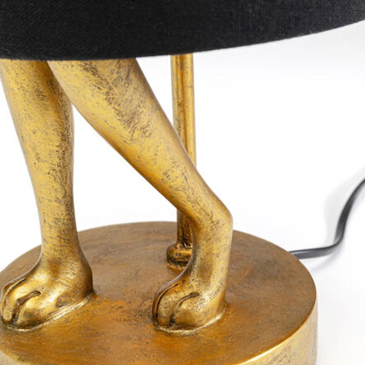 Tafellamp konijn goud - Kare Design Rabbit Gold/Black