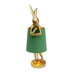 Tafellamp konijn groen goud - Kare Design Rabbit Gold/Green