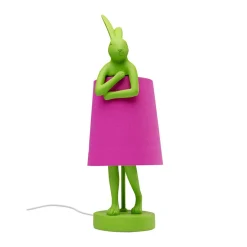 Tafellamp konijn groen roze - Kare Design Rabbit Green/Pink