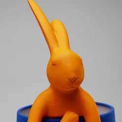 Tafellamp konijn oranje blauw - Kare Design Rabbit Orange/Blue