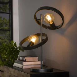 Tafellamp metalen ringen - Santa Hover