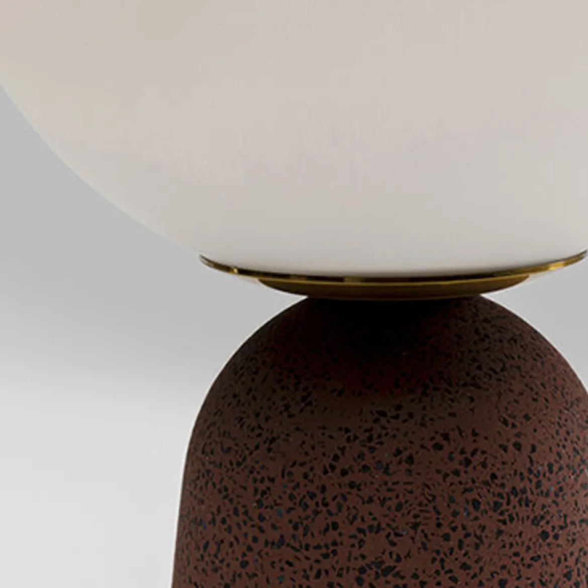 Tafellamp met matglas bol - Kare Design Bollie
