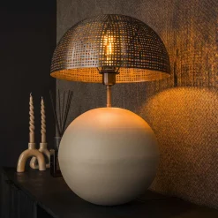 Tafellamp natural grey - Santa Sphere
