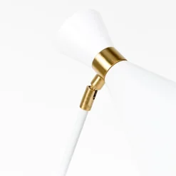 Tafellamp wit met goud - Zuiver Shady