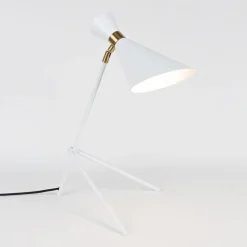 Tafellamp wit met goud - Zuiver Shady