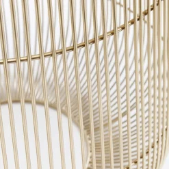 Tafeltje goud met wit marmer - Kare Design Beam White