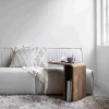 Teak bijzettafel ronde hoeken - DTP Home Evo