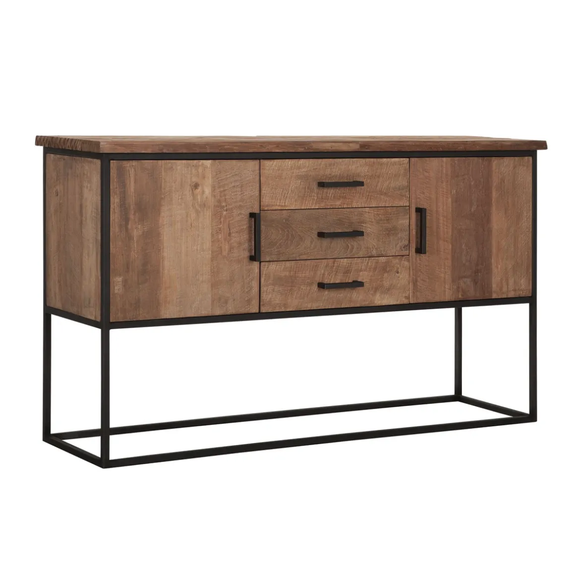 Teak dressoir industrieel design - DTP Home Timeless Beam