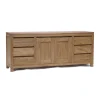 Teak hout dressoir onbehandeld 180 cm - Tower Living Corona