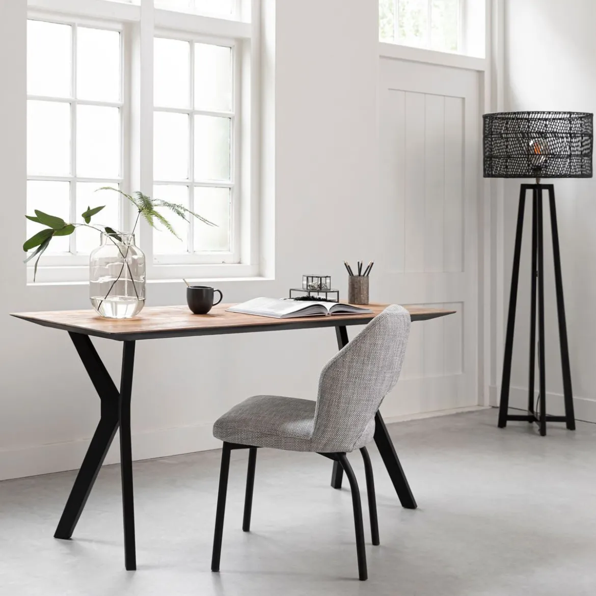 Teakhouten bureau - DTP Home Metropole