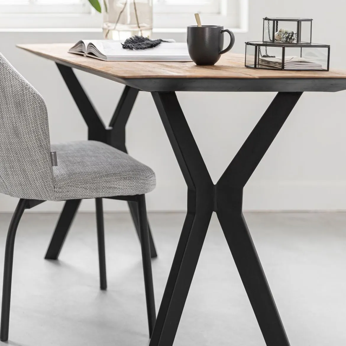 Teakhouten bureau - DTP Home Metropole